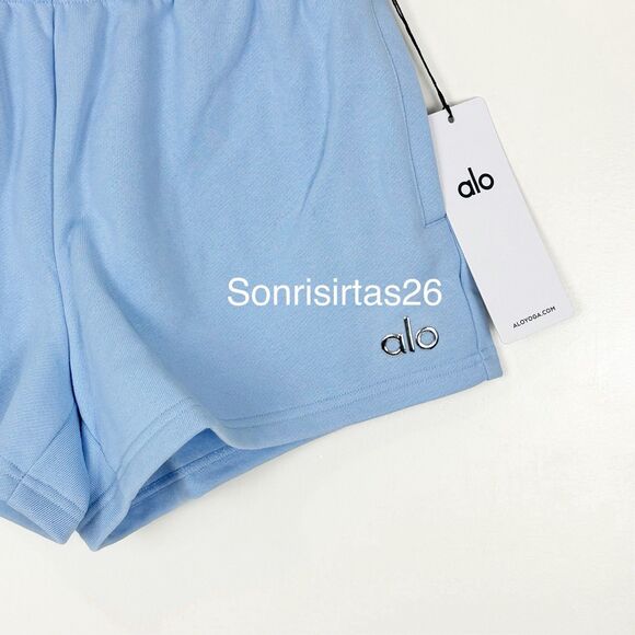Alo Yoga Accolade Short NWT Seashell Blue XXS Limited Edition - Picture 5 of 10